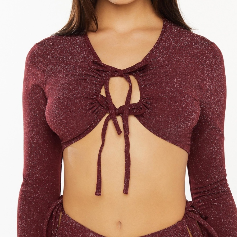 Sleep and Shine Long Sleeve Crop Tee | SavagexFenty